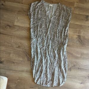 Gillia Gray Animal Print Top